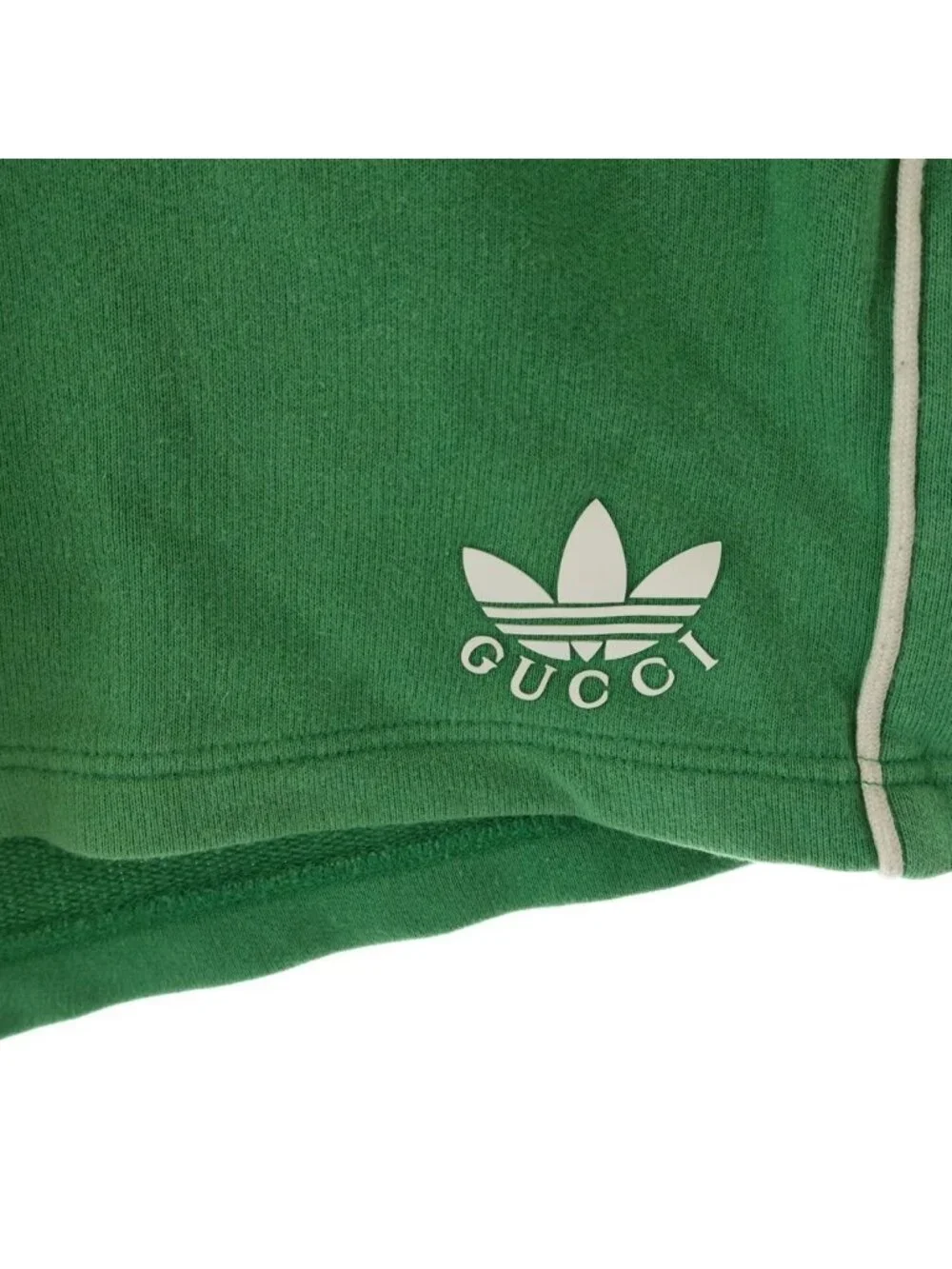 Gucci Adidas Sweat Shorts Green